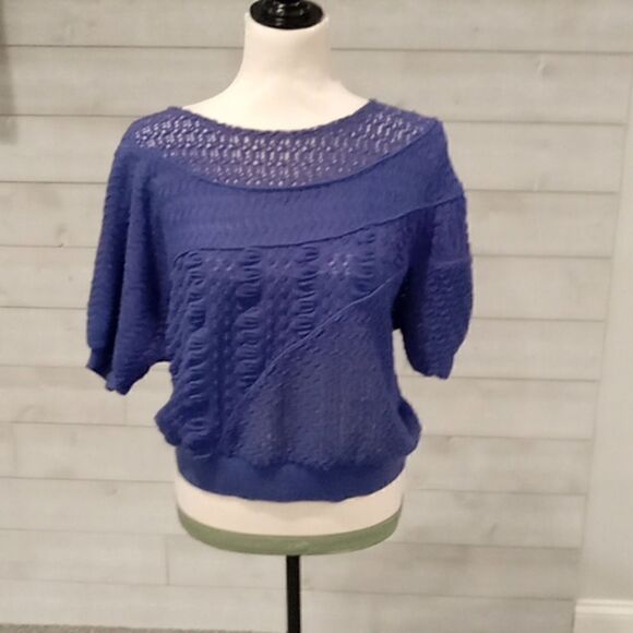 Vintage Bonnie & Bill NY  crew neck short sleeve pullover sweater size small - Picture 1 of 4